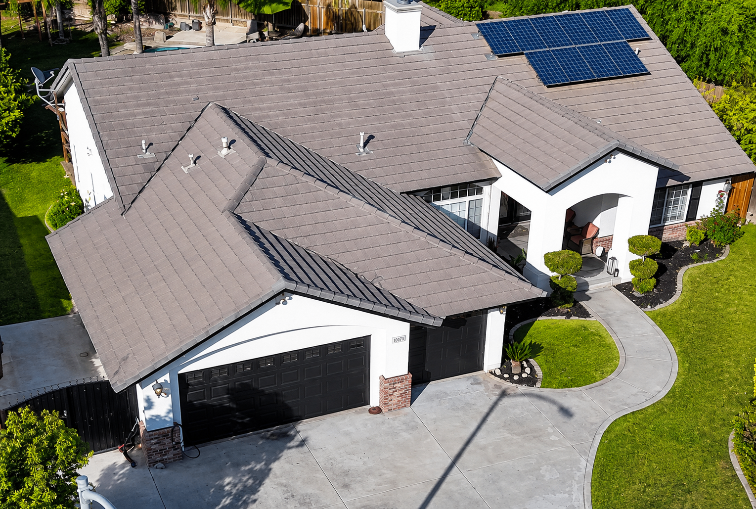 5710 Danbury Ct, Bakersfield CA 93312 — aerial view